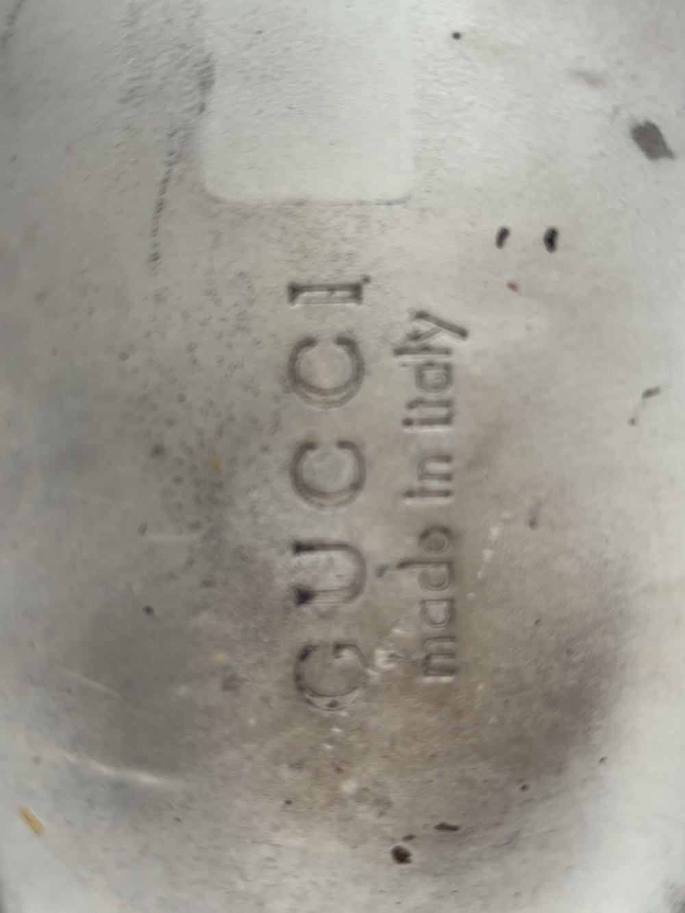 Gucci Monogram Slip-On Sneakers with Burgundy Trim - Picture 5 of 5